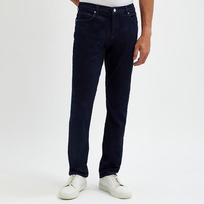 Dark Blue Adam Cotton Slim Fit Jeans