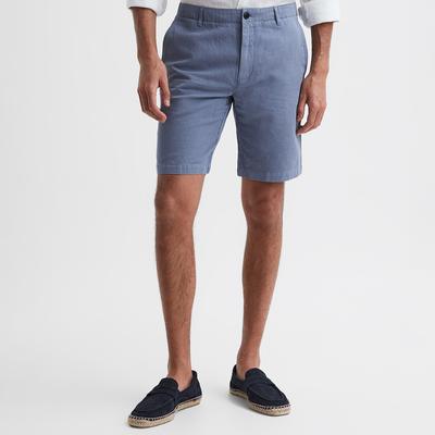 Blue Ezra Smart Shorts