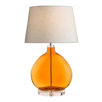 Amber Table Lamp Base