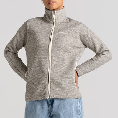 Light Grey Mabel Full Zip Insulating Fleece
