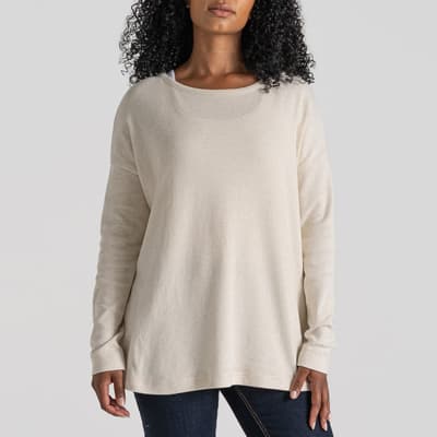 Cream Forres Long Sleeved Top