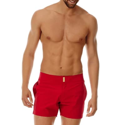 Red Midnight Swim Shorts