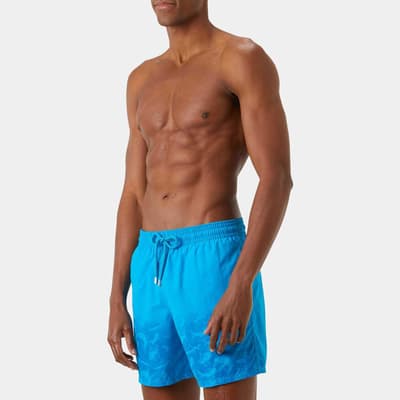 Blue Water-Reactive Swim Shorts
