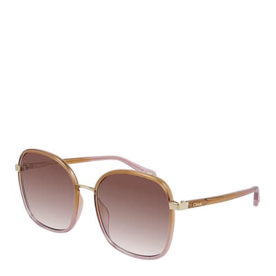Women's Pink Chloe Sunglasses 59mm