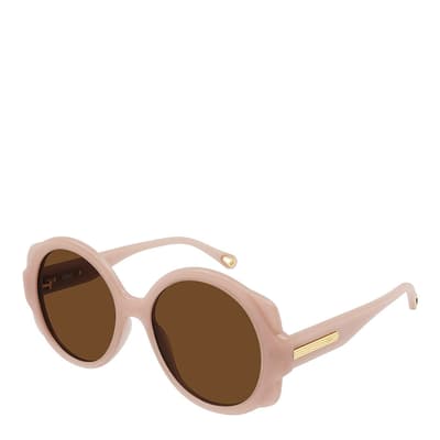 Women's Pink Chloe Sunglasses 55mm