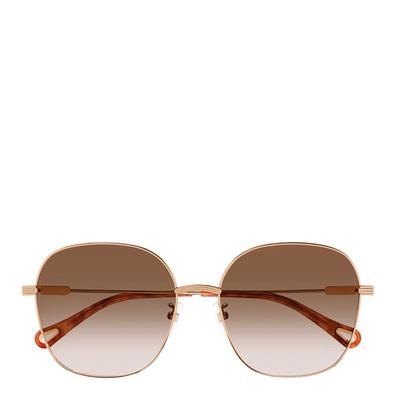 Women's Gold Chloe Sunglasses 59mm