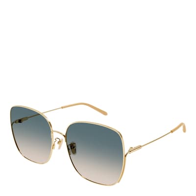 Women's Gold Chloe Sunglasses 61mm
