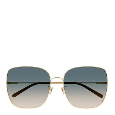 Women's Gold Chloe Sunglasses 61mm