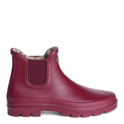 Women's Red Iris Jersey Lined Chelsea Boots