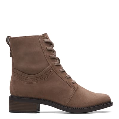 Pebble Suede Maya Step Ankle Boots
