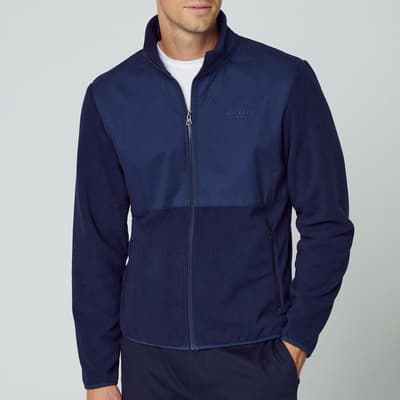 Navy Branded Fleece Jacket