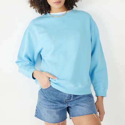 Light Blue Emett Cotton Sweatshirt