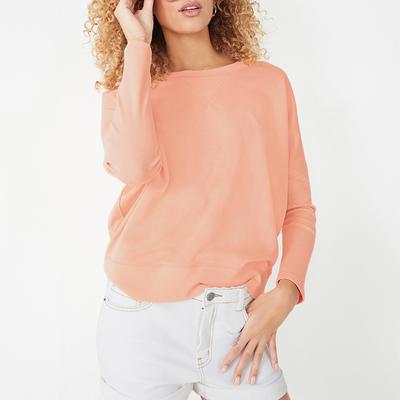 Pink Dolman Sloppy Joe Jumper