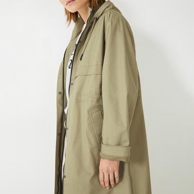 Green Allie Cotton Parka