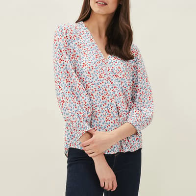 Multi Siera Ditsy Floral Blouse