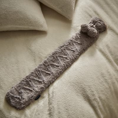 Serenity Extra Long Hot Water Bottle, Grey