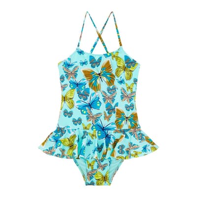 Girls Butterflies Swimsuit