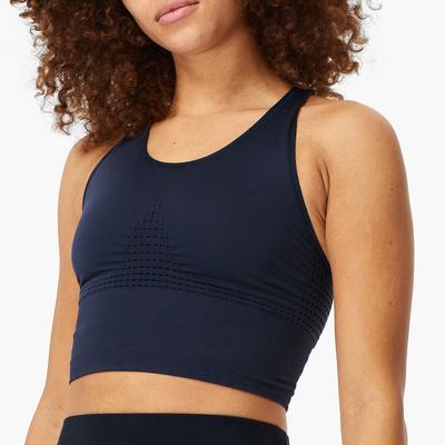 Navy Stamina Longline Workout Bra