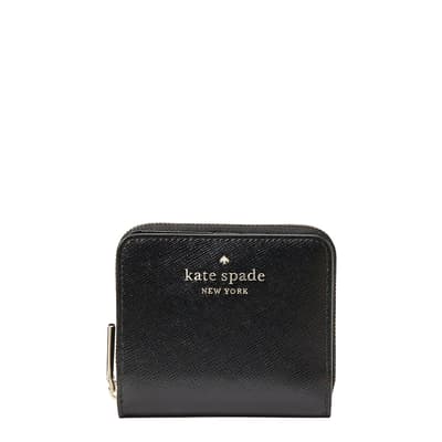 Black Staci Small Zip around Wallet