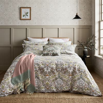 Severne Single Duvet Cover, Cochineal Pink