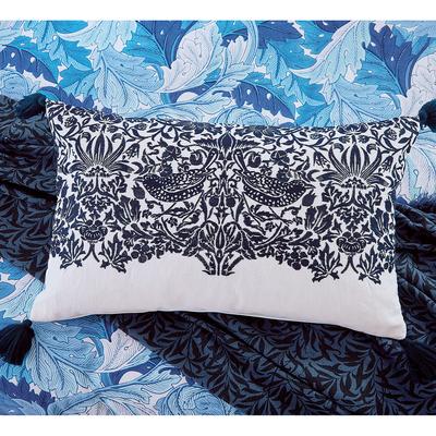 Acanthus Pimpernel Cushion, Woad