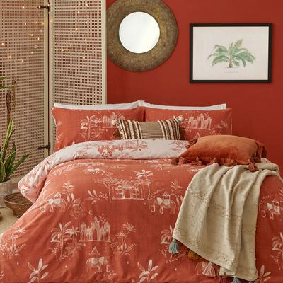 Jaipur Double Duvet Set, Paprika
