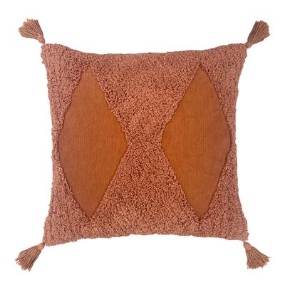 Kantha 50x50cm Cushion, Rust