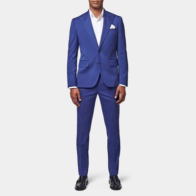 Blue Peak Lapel Two Piece Suit