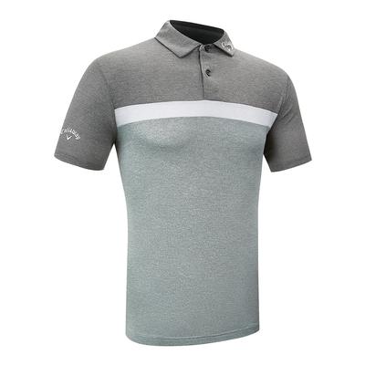 Light Grey Callaway Soft Touch Colour Block Polo