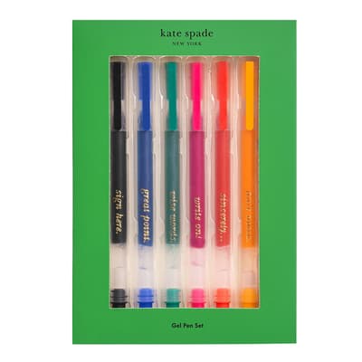 Gel Pen Set, Assorted Colour block