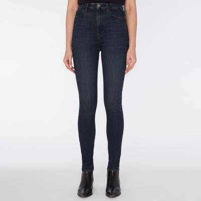 Dark Blue Ultra High Rise Skinny Stretch Jeans