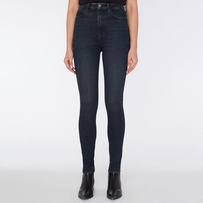 Dark Blue Ultra High Rise Skinny Stretch Jeans