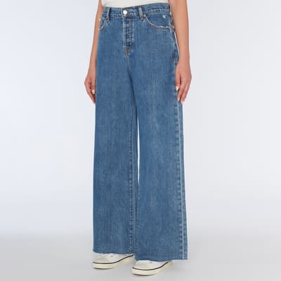 Mid Blue Zoey Ultra Wide Stretch Jeans