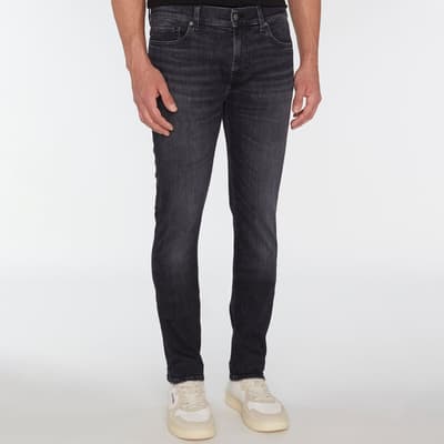 Washed Black Paxtyn Stretch Jeans