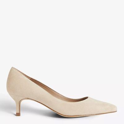 Beige Audrey Closed Court Shoes