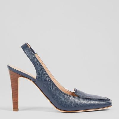 Navy Georgie Open Court Shoes