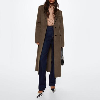 Brown Longline Coat