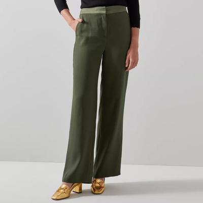Green Jagger High Waist Trousers