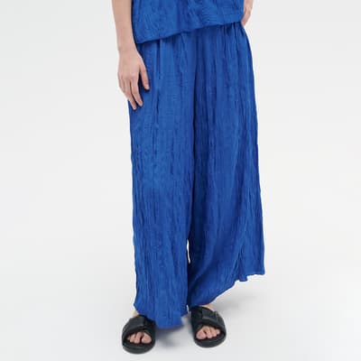 Blue Eilley Pleated Trouser