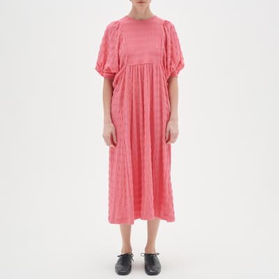 Pink Zabelle Midi Dress