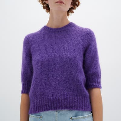 Purple Iolel Wool Blend Jumper