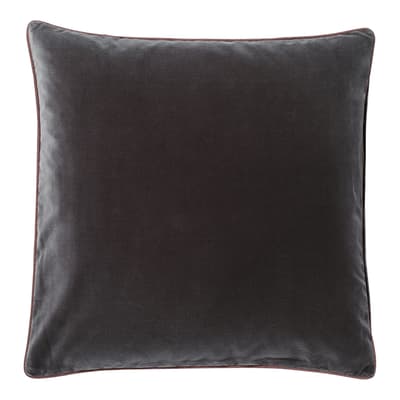 Plain Velvet 51x51cm Cushion Cover, Gainsborough Grey