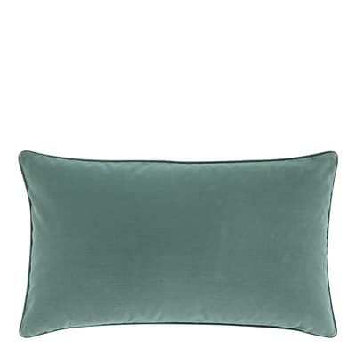 Plain Velvet 60x35cm Cushion Cover, Teal