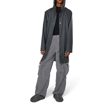 Slate Unisex Waterproof Long Raincoat
