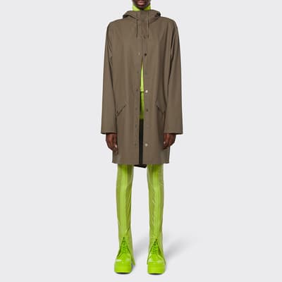 Wood Unisex Waterproof Long Raincoat