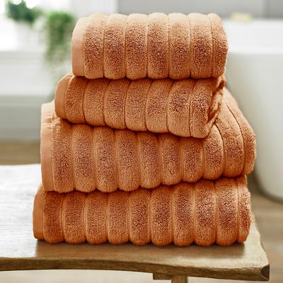 Rib Bath Sheet, Cinnamon