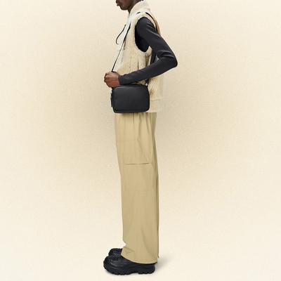 Black Unisex Waterproof Box Bag
