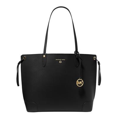 Black Edith Large Open Tote