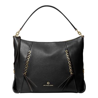Black Sia Large Hobo Shoulder Bag