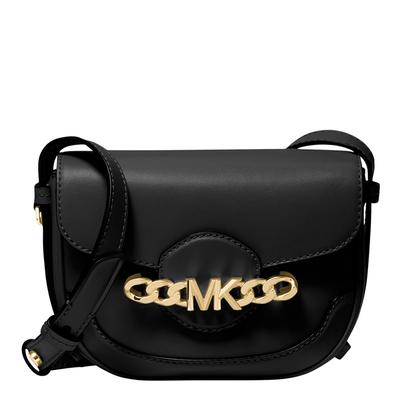 Black Hally Extra Small Saddle Crossbody